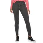 Juniors' So&reg; Drawstring Sweater Leggings, Teens, Size: Small, Dark Grey