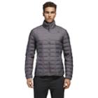 Men's Adidas Outdoor Varilite Down-fill Grid Jacket, Size: 3xl, Grey