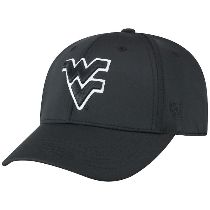 Adult Top Of The World West Virginia Mountaineers Tension Cap, Men's, Black