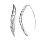 Dana Buchman Crystal Wavy Threader Earrings, Women's, Silver
