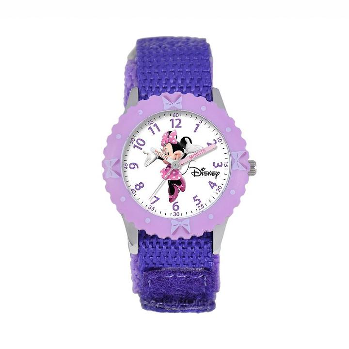 Disney's Minnie Mouse Kids' Time Teacher Watch, Girl's, Blue