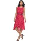 Women's Elle&trade; Ruffle High-low Hem Dress, Size: 14, Purple