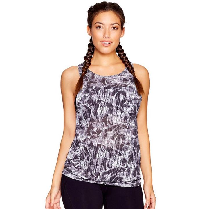 Women's Colosseum Resilient Mesh Tank, Size: Small, Black