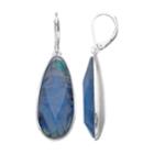 Dana Buchman Simulated Stone Teardrop Earrings, Women's, Blue