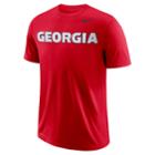 Men's Nike Georgia Bulldogs Wordmark Tee, Size: Xl, Red