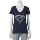 Juniors' Dc Comics Superman Graphic Tee, Girl's, Size: Xl, Blue (navy)