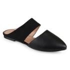 Journee Collection Dayton Women's Mules, Size: 7.5, Black