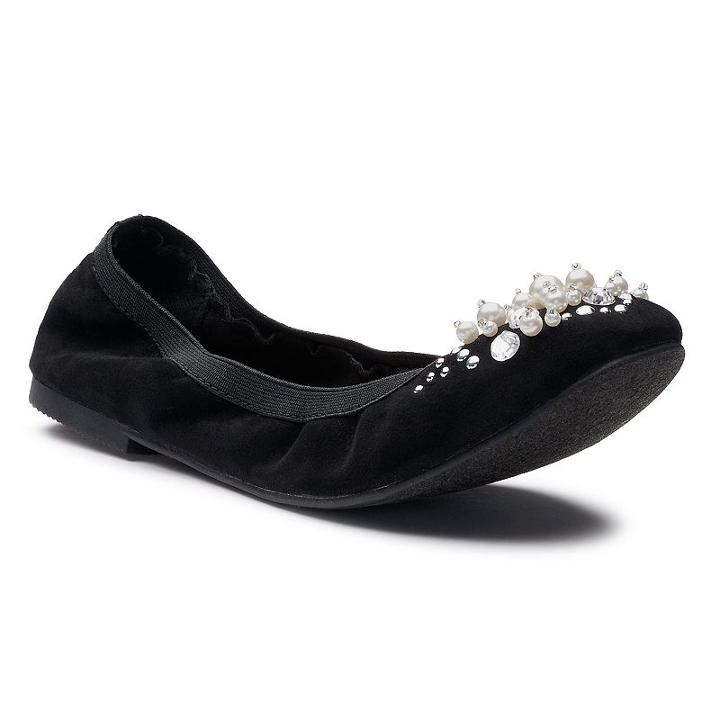 Candie's&reg; Cinema Women's Scrunch Ballet Flats, Size: Medium (7), Black