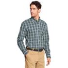 Men's Izod Premium Essentials Classic-fit Stretch Button-down Shirt, Size: Xl, Med Green