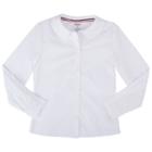 Girls 4-20 & Plus Size French Toast School Uniform Peter Pan Collar Blouse, Girl's, Size: 14, White