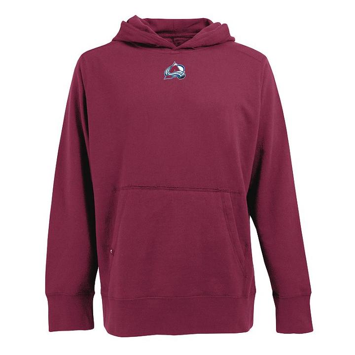 Colorado Avalanche Signature Fleece Hoodie, Men's, Size: Large, Red