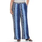 Plus Size Dana Buchman Palazzo Pants, Women's, Size: 2xl, Med Blue
