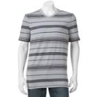 Big & Tall Urban Pipeline&reg; Maxflex Athletic-fit Striped V-neck Tee, Men's, Size: Xl Tall, Grey