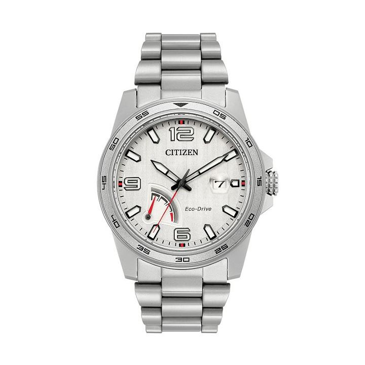 Citizen Eco-drive Men's Prt Power Reserve Stainless Steel Watch - Aw7031-54a, Grey