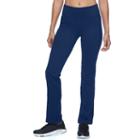 Women's Fila Sport&reg; Slim & Straight Workout Pants, Size: Xl Short, Blue