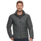 Men's Heat Keep Nano Modern-fit Packable Puffer Jacket, Size: Medium, Green