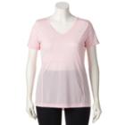 Plus Size Fila Sport&reg; Heritage Core Workout Tee, Women's, Size: 3xl, Light Pink