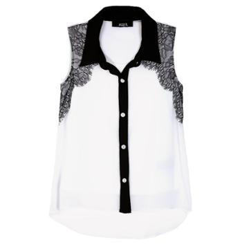 Girls 7-16 Iz Amy Byer Lace Top, Girl's, Size: Small, Black