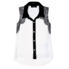 Girls 7-16 Iz Amy Byer Lace Top, Girl's, Size: Small, Black