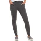 Women's Sonoma Goods For Life&trade; Moto Skinny Ponte Pants, Size: Large, Dark Grey