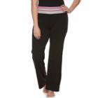 Juniors' Plus Size So&reg; Lounge Contour Bootcut Yoga Pants, Size: 2xl, Med Pink