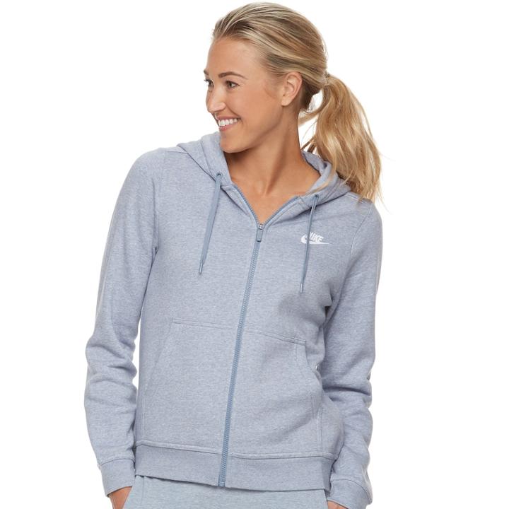 Women's Nike Sportswear Zip Up Hoodie, Size: Xs, Turquoise/blue (turq/aqua)