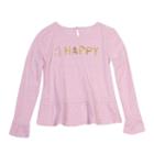 Girls 7-16 & Plus Size Harper & Elliott Peplum Graphic Tee, Size: Small, Lt Purple