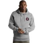 Men's Antigua Chicago Fire Victory Pullover Hoodie, Size: Xxl, Light Grey