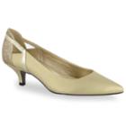 Easy Street Fancy Women's High Heels, Size: Medium (8.5), Gold