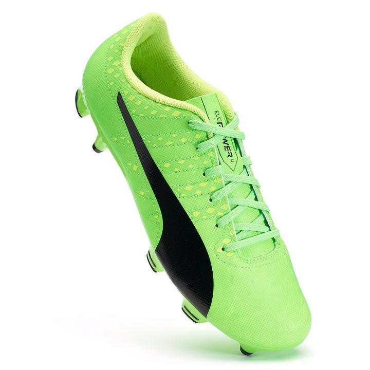 Puma Evopower Vigor 4 Firm-ground Men's Soccer Cleats, Size: 10.5, Green