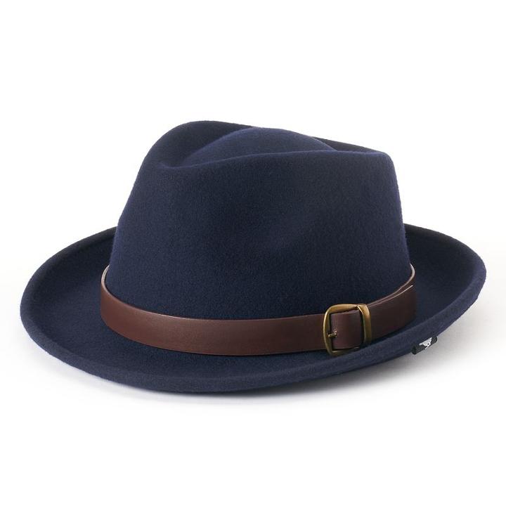 Women's Peter Grimm Edwin Wool Fedora, Blue