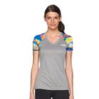 Women's Fila Sport&reg; Heathered Performance Tee, Size: Large, Grey Other