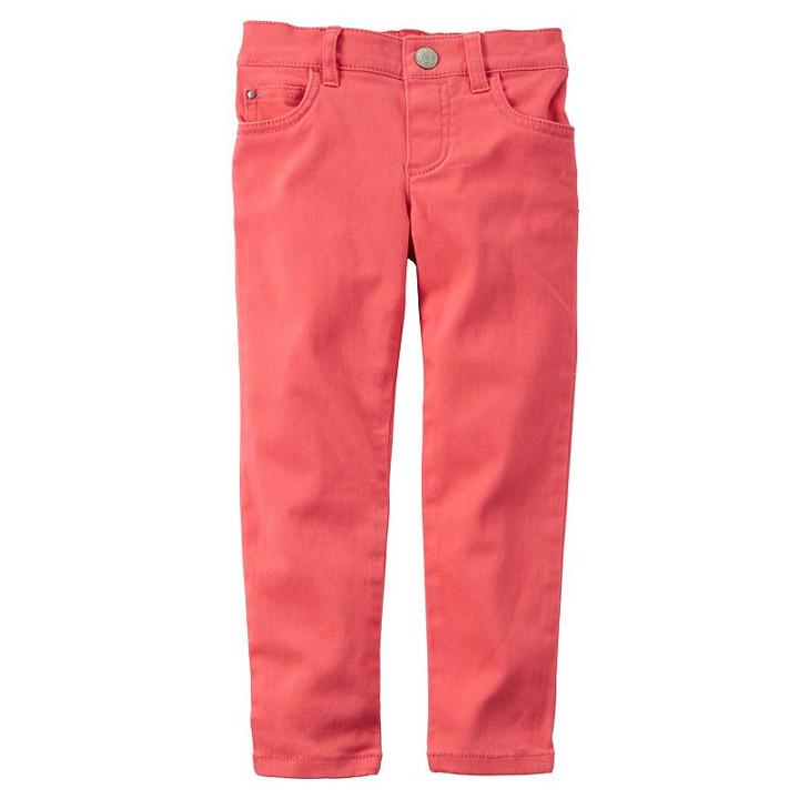 Girls 4-8 Carter's Pants, Size: 4, Orange