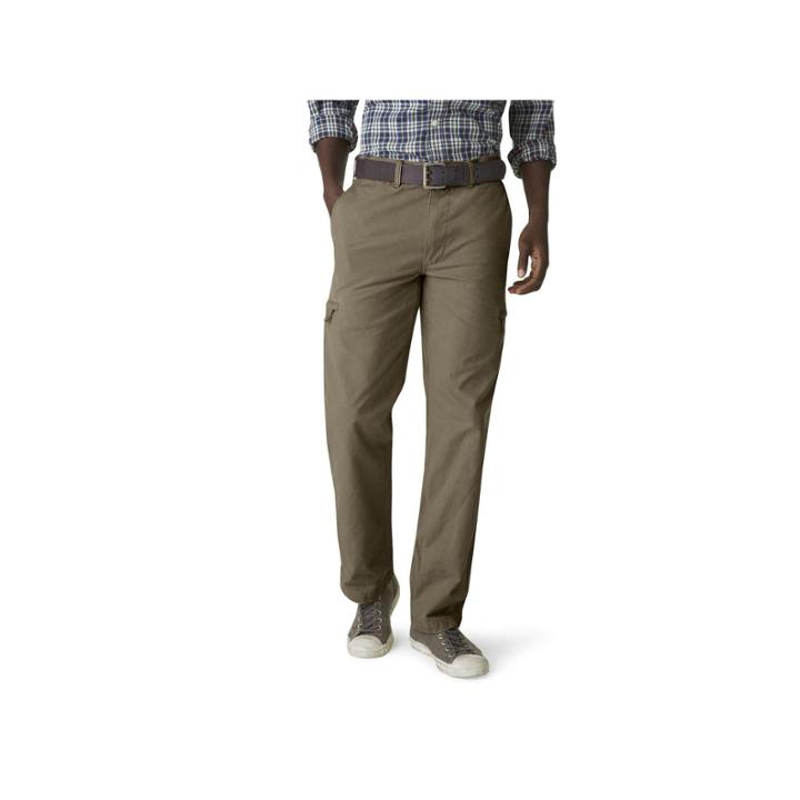 Men's Dockers&reg; Crossover D3 Classic-fit Flat-front Cargo Pants, Size: 36x29, Lt Beige