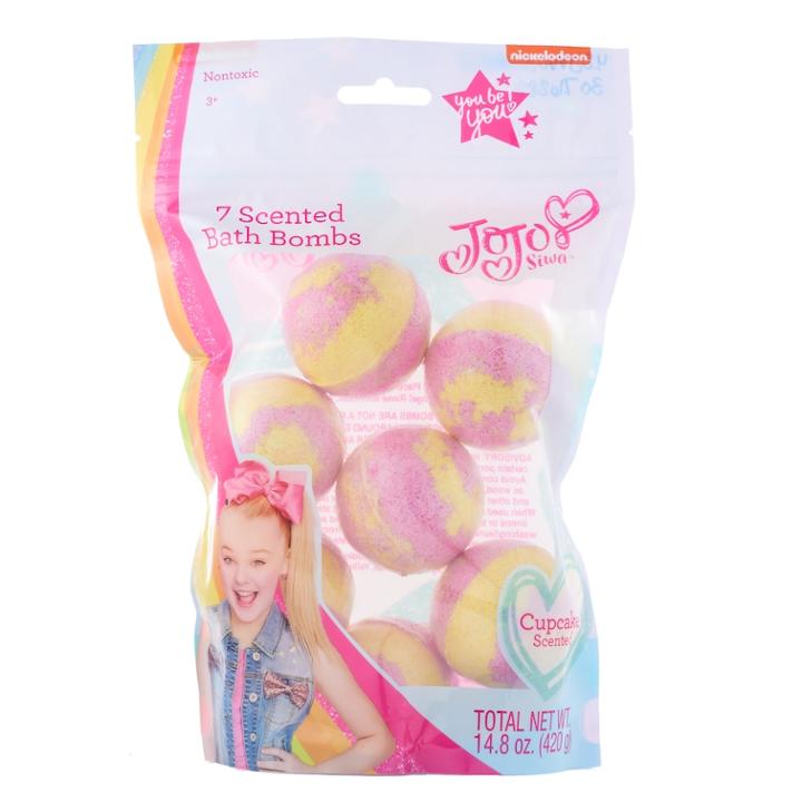 Girls 4-16 Jojo Siwa Cupcake Bath Bombs, Multicolor