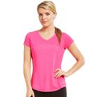 Women's Marika Cooling Excel Tee, Size: Large, Dark Pink