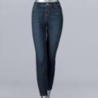 Petite Simply Vera Vera Wang Skinny Jeans, Women's, Size: 14p-short, Turquoise/blue (turq/aqua)