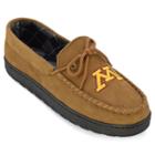 Men's Minnesota Golden Gophers Microsuede Moccasins, Size: 13, Brown