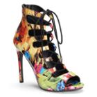 Candie's&reg; Women's Lace-up High Heels, Girl's, Size: 5, Multicolor