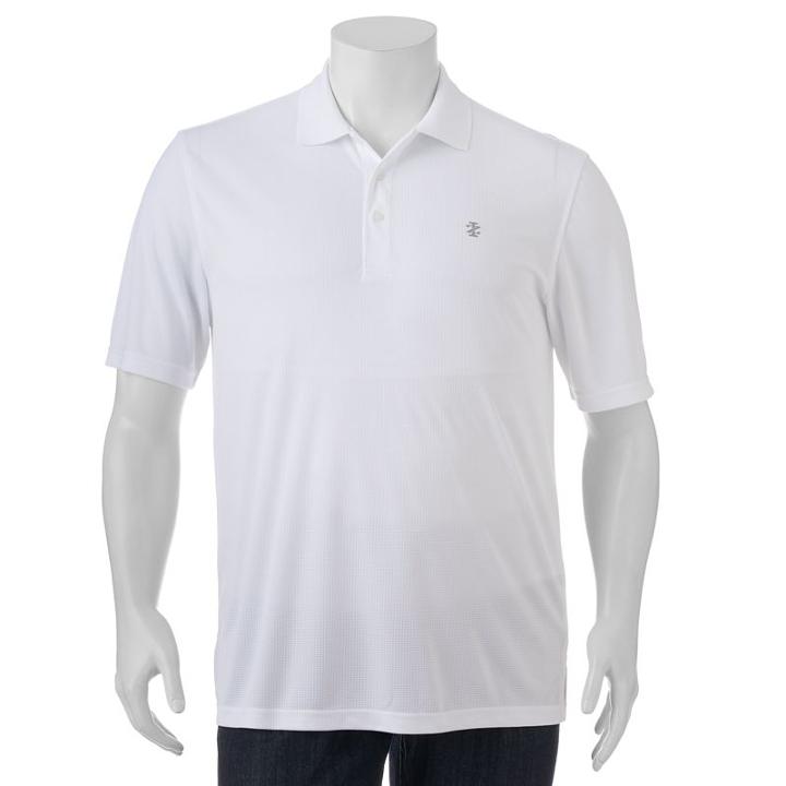 Big & Tall Izod Champion Classic-fit Grid Performance Golf Polo, Men's, Size: Xxl Tall, White Oth