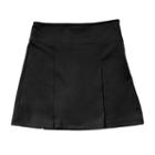 Girls 4-20 French Toast School Uniform Kick Pleat Skort, Size: 7-8, Black