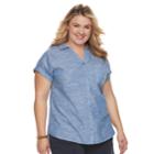 Plus Size Sonoma Goods For Life&trade; Dolman Shirt, Women's, Size: 2xl, Blue