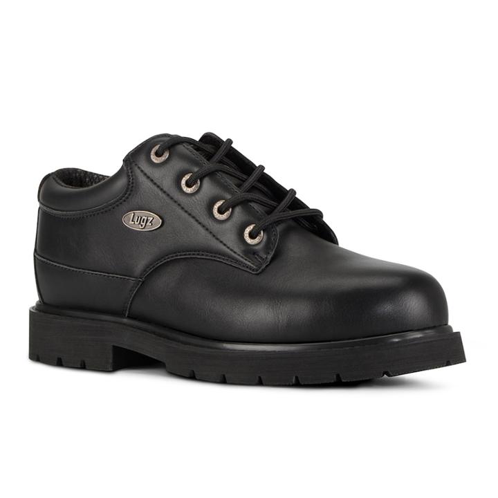 Lugz Drifter Lo Men's Steel Toe Work Boots, Size: 11.5 Wide, Black