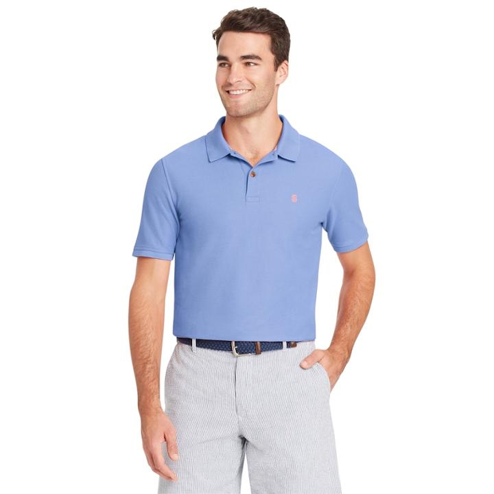 Men's Izod Sportflex Classic-fit Solid Stretch Performance Polo, Size: Xxl, Blue