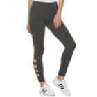 Women's French Laundry Cutout Leggings, Size: Xl, Dark Grey