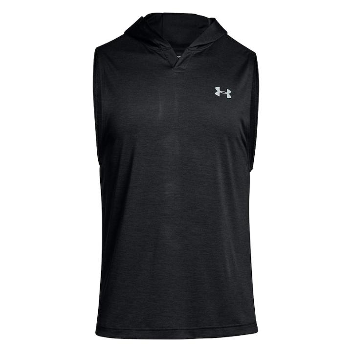 Men's Under Armour Ua Tech Sleeveless Hoodie, Size: Xl, Black