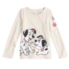 Disney's 101 Dalmatians Girls 4-10 Long-sleeve Sequined Graphic Tee By Jumping Beans&reg;, Size: 4, Med Beige