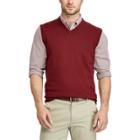 Big & Tall Chaps Regular-fit Sweater Vest, Men's, Size: 3xb, Red