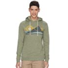 Men's Urban Pipeline&reg; Graphic Hoodie Tee, Size: Medium, Med Green