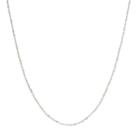 Primrose Sterling Silver Sparkle Chain Necklace, Women's, Size: 24, Grey